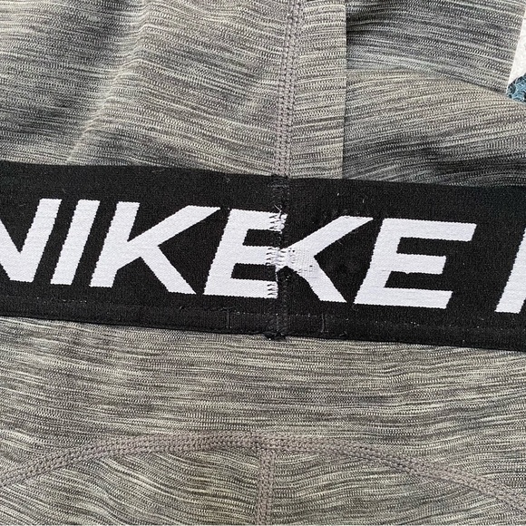 Nike pro dri-fit leggings heather gray size xs - Picture 2 of 8